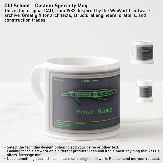 Old School - Custom Speciality Mug (Creator Uploaded)
