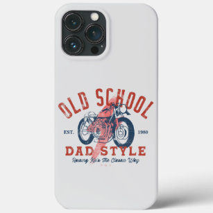 Old School Dad Style Funny Dad Jokes Fathers Day iPhone 13 Pro Max Case