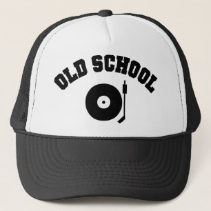 Old School DJ Record Player Trucker Hat