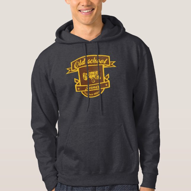 Old school farmer hoodie (Front)