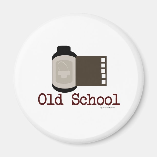 Old School Film Fan Magnet (Front)