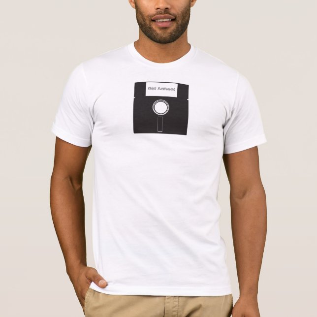 Old School floppy disc T-Shirt (Front)