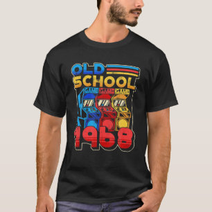 Old School Gamer Birthday 1968 Retro Arcade Game M T-Shirt