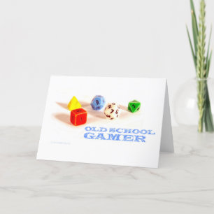 Old School Gamer • Blank Card