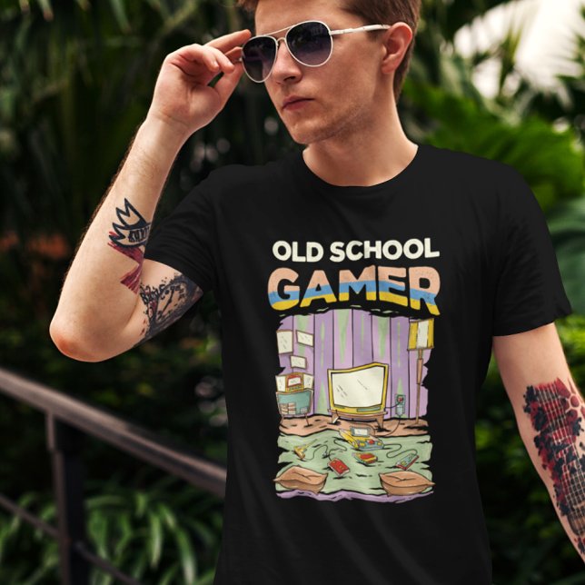 Old School Gamer - Video Game T-Shirt (Creator Uploaded)