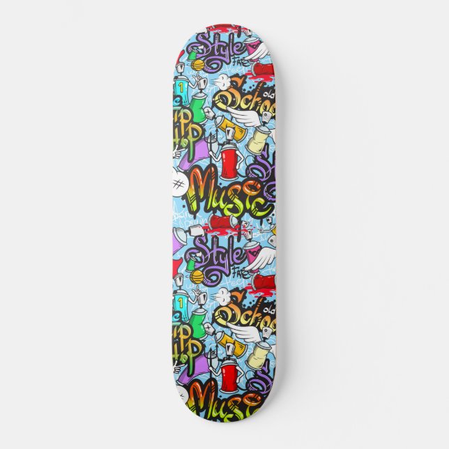 Old School Graffitti Skateboard (Front)