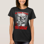 Old School Horror Cats T-Shirt<br><div class="desc">Pinhead might be the scariest of them all and when he said this phrase, it was spine tingling! This scary cat shirt can be worn for halloween or year round to spread spooks everywhere you go. Would make a great gift and be sure to check out our cat wrapping paper...</div>
