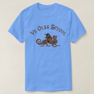 Old School - Mediaeval Dragon King Arthur Knights T-Shirt