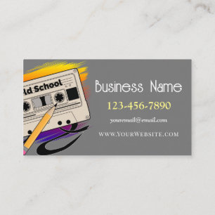 Old School Memories Business Card