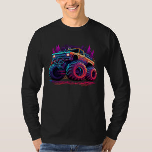 Old School Monster Truck Grafitti Big Style Monste T-Shirt