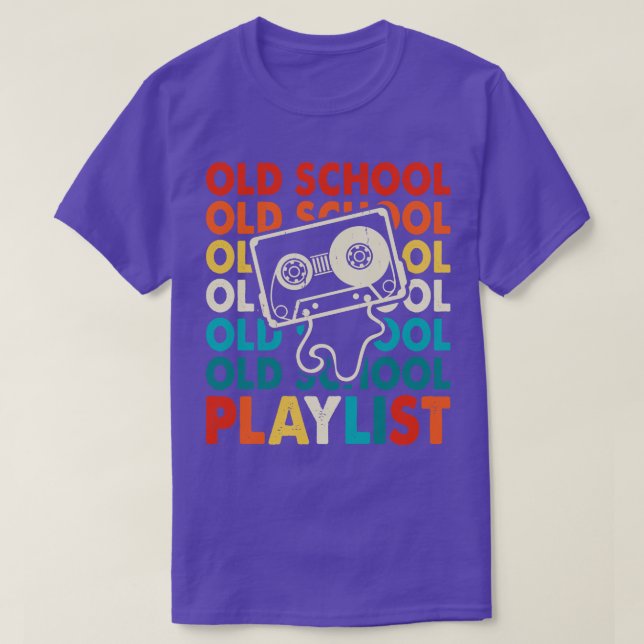 Old School Playlist T shirt For Women 1 (Design Front)