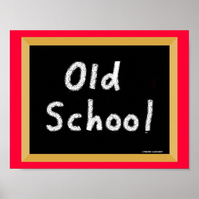 Old School Poster (Front)