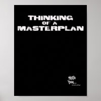 Old School Rap Hip Hop Merch Masterplan Quote 80s