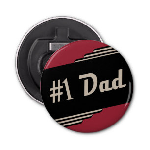 Old School Retro #1 Dad Bottle Opener