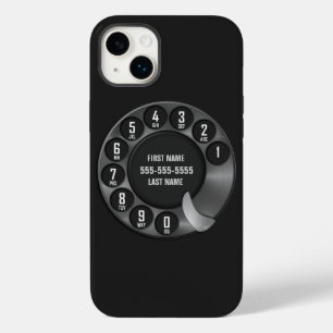 Old School Rotary Dial Phone Black Case-Mate iPhone 14 Plus Case