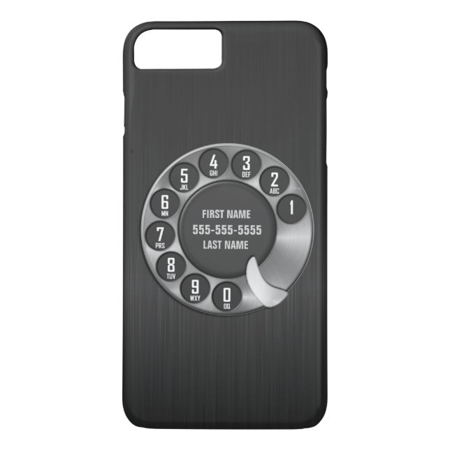 Old School Rotary Dial Phone Case-Mate iPhone Case (Back)