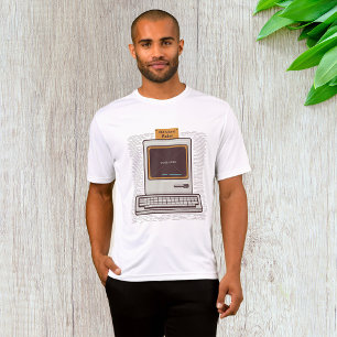 Old School Rules Retro Computer Game Over T-Shirt