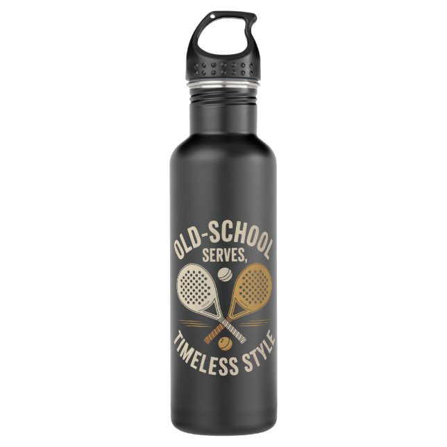 Old-School Serves Timeless Style Minimalist 710 Ml Water Bottle (Front)