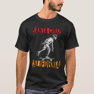 Old School Skater Santa Cruz California T-Shirt