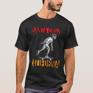 Old School Skater Santa Cruz California T-Shirt