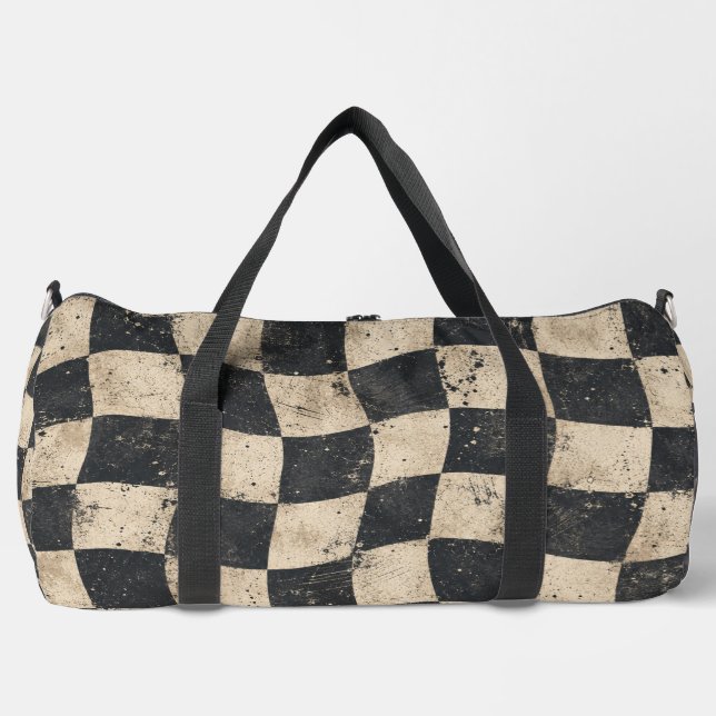 Old School Speedway Weekend Style Duffle Bag (Front)