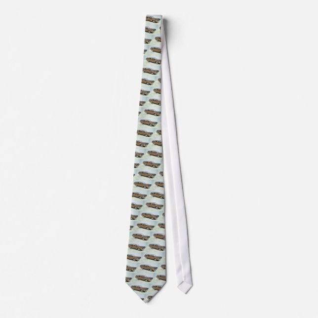 old school station wagon tie (Front)