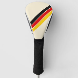 Old School Striped 70s 80s Retro Racing Stripes Golf Head Cover