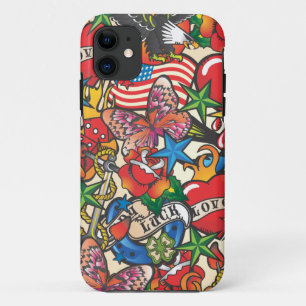 Old School Tattoo Cell Phone Cover Case