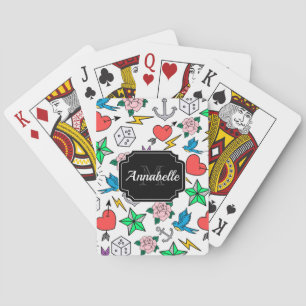 Old School Tattoo Playing Cards