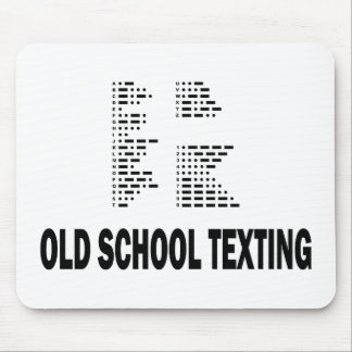 Old School Texting Mouse Pad