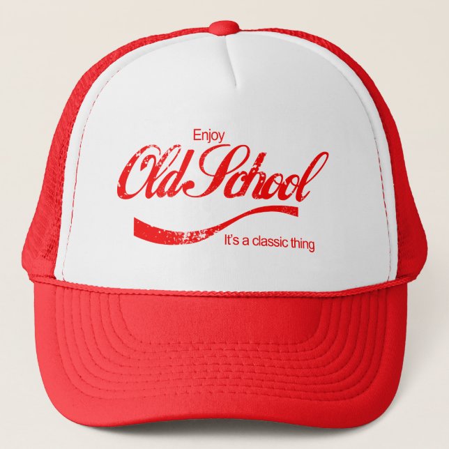 Old School Trucker Hat (Front)