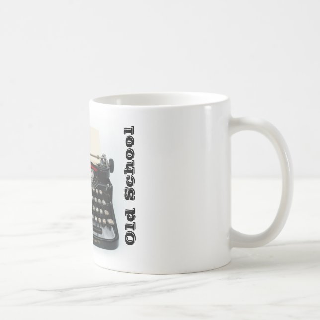 Old school Typewriter mug (Right)