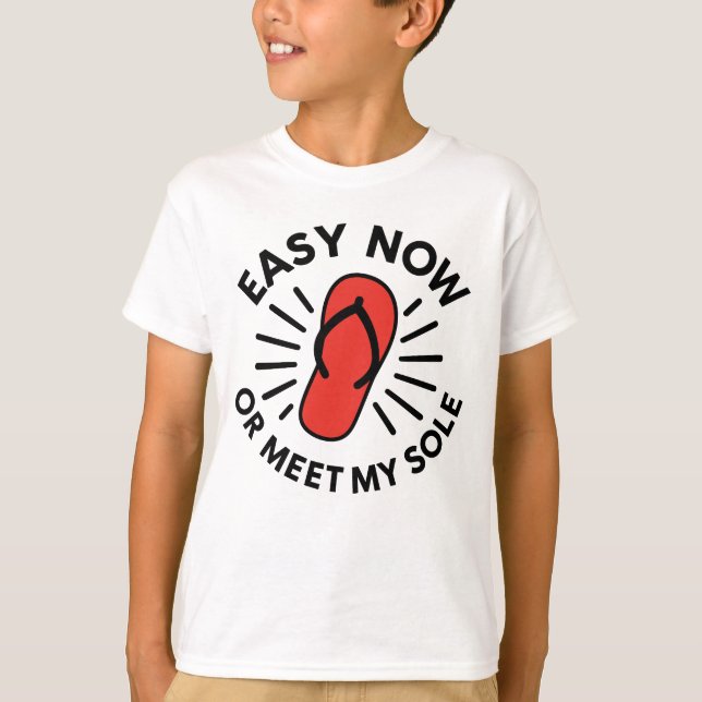 Old School Warning Humour T-Shirt (Front)