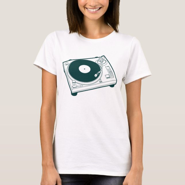 Old School Wax / Turntable T-Shirt (Front)