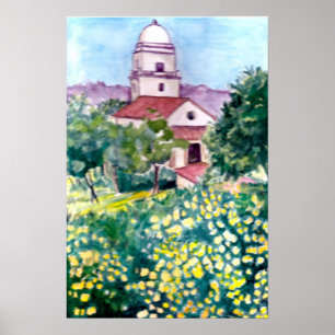 "OLD SCHOOLHOUSE" CANVAS POSTER BY H DAVIDSOHN