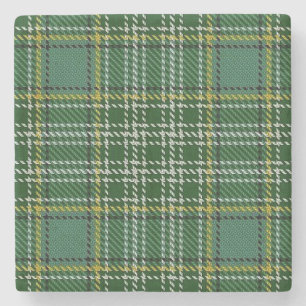 Old Scots Tavern Clan Currie Tartan Stone Coaster