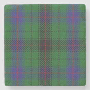 Old Scots Tavern Clan Davidson Tartan Stone Coaster