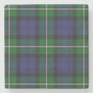 Old Scots Tavern Clan Forbes Tartan Stone Coaster