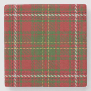 Old Scots Tavern Clan Hay Tartan Stone Coaster