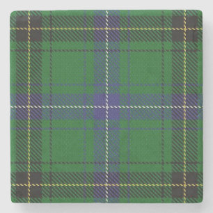 Old Scots Tavern Clan Henderson Tartan Stone Coaster