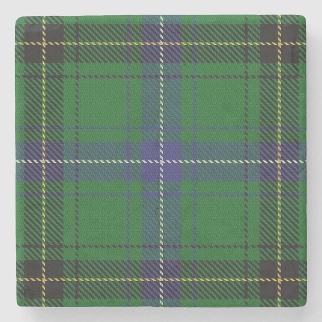 Old Scots Tavern Clan Henderson Tartan Stone Coaster (Front)