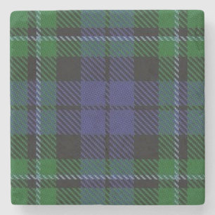 Old Scots Tavern Clan MacCallum Tartan Stone Coaster