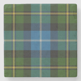 Old Scots Tavern Clan MacNeil Tartan Stone Coaster