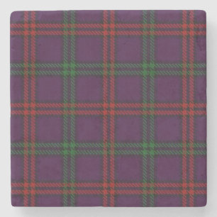 Old Scots Tavern Clan Montgomery Tartan Stone Coaster