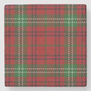 Old Scots Tavern Clan Morrison Tartan Stone Coaster