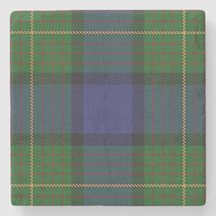 Old Scots Tavern Clan Muir Tartan Stone Coaster
