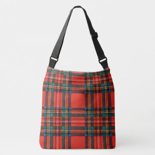 Old Scottish Tartan Crossbody Bag