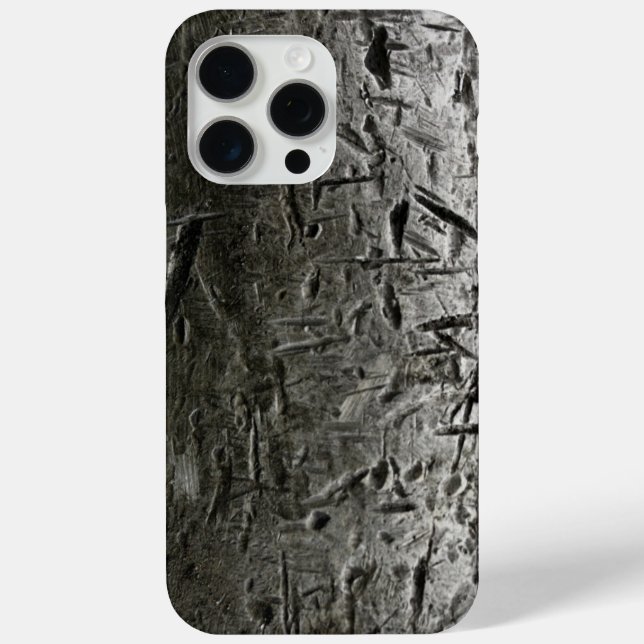 Old Scratched Metal Case-Mate iPhone Case (Back)