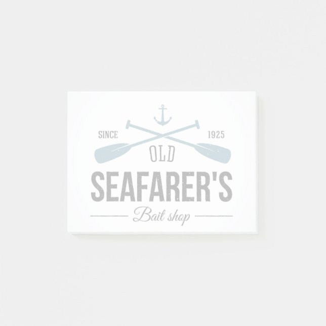 Old Seafarers Bait Shop Post-it Notes (Front)
