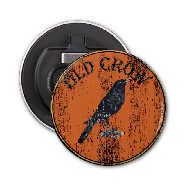 Old Senior Geezer - Old Crow Bottle Opener (Front)